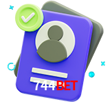 Tornar-se um membro do 744Bet é muito simples